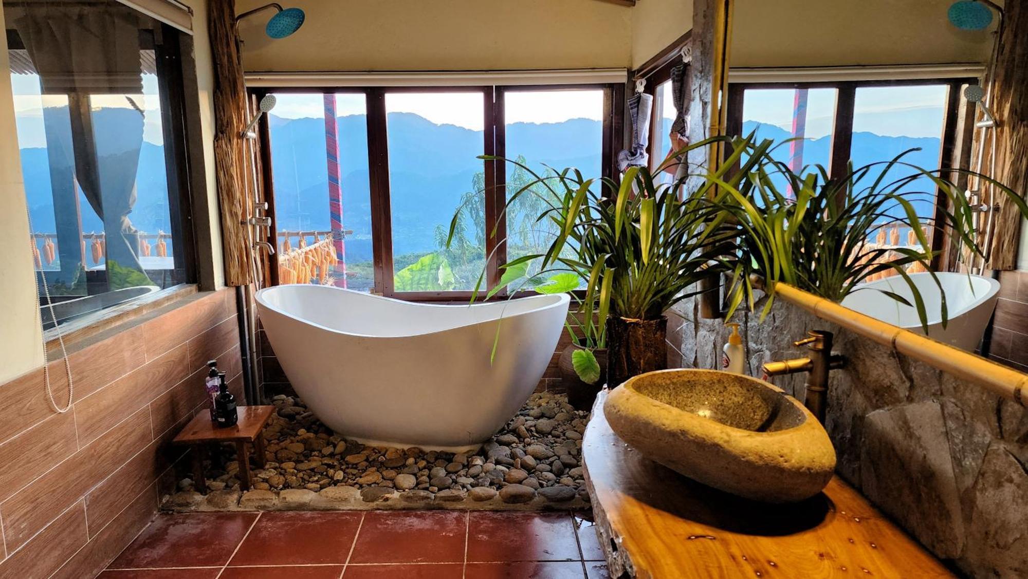 A Su Homestay Mu Cang Chai Exterior foto